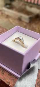 Immaculate engagement ring 