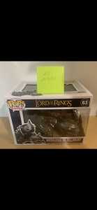 Funko PoPs LORD OF THE RINGS WITCH KING ON FELLBEAST#63.