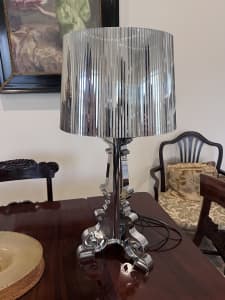 Kartell Original Bourgie Table Lamp - Silver (Read Description)