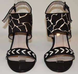 MIMCO Animal Print High Heel Sandals Shoes - Size 39 (AU8) - EUC