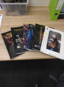 Assorted guitar transcription books