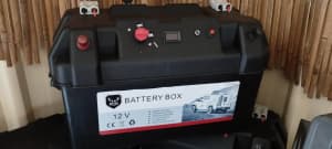 12v Battery Box for Deep Cycle & Camping.