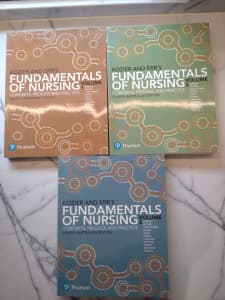 Kozier and Erbs Fundamentals of Nursing Text books Vol 1, 2 and 3