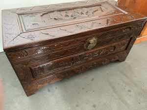 Wooden chest in good condition