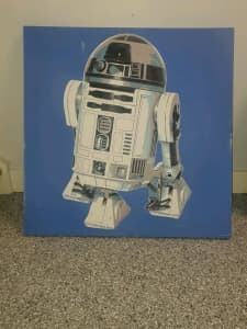 Star Wars - R2D2 canvas painting 90cm x 90cm