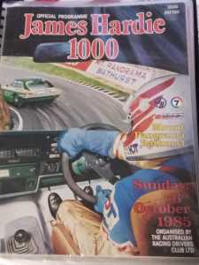 1985 James Hardie 1000 official programme 