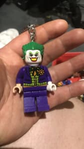 Lego bat man clown key ring