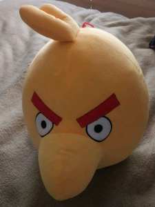 Huge yellow Angry Birds plush over 40cm in size worth $99.95