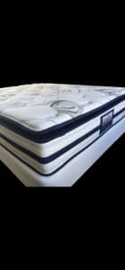 New sleepy double size pillow top mattress and base ensemble