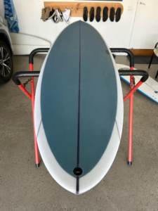 NEW 7ft 6 JS Big Baron PE Blue surfboard. Plus New FCS2 fins.