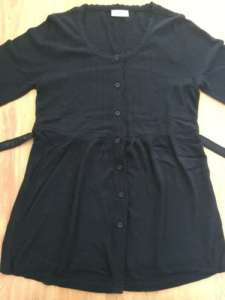 Brand New Women Cardigan Adjustable Waist Black Colour Size 10