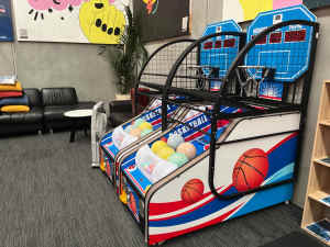Arcade Basketball Machine with Extras