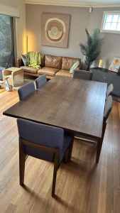 Nic Scali Kygo dinning table and chairs solid wood MUST GO THIS WEEK