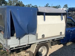 Custom tray with canopy and toolbox ford ranger Mazda BT50 single Cab