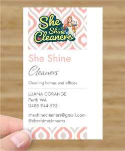 Cleaning lady available - “She Shine Cleaners”