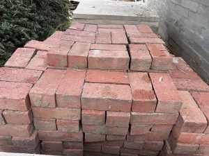 Landscape pavers (red brick)