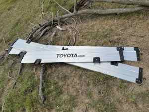 Toyota HiLux aluminium tray sides. Excellent condition.