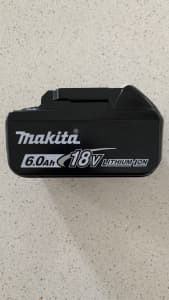 Makita 18v 6.0Ah battery - brand new