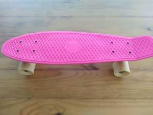 Pink Penny Skateboard.