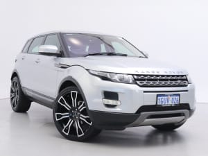 2013 Land Rover Range Rover Evoque LV MY13 TD4 Pure Silver 6 Speed Automatic Wagon