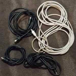 📺 TV AERIAL / ANTENNA CABLE x 4 📺 MALE TO FEMALE