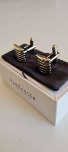 Van Heusen silver cufflinks