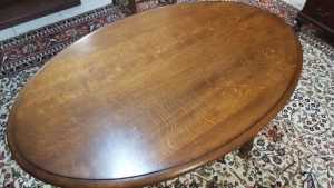 Antique Oak Oval Table