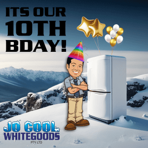 CELEBRATE JO COOLS 10TH BIRTHDAY Quote this add for 10% 