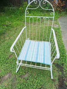 Wrought Iron Rocking chair