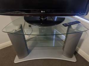 Glass TV unit