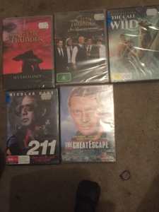 dvds for sale all still sealed $5 each