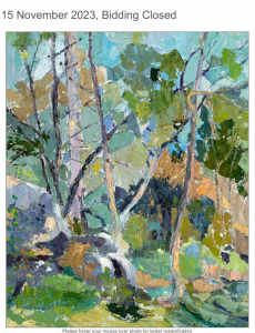 WANTED - SHEILA WHITE The Bush Landscape Painting - Lawsons Auctions
