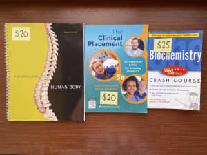 1st, 2nd & 3rd year Nursing Textbooks - See individual pricing