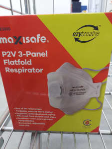 Maxisafe P2V 3 Panel Respirator Mask