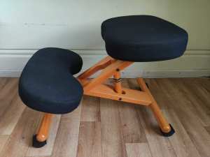 wood kneeling chair