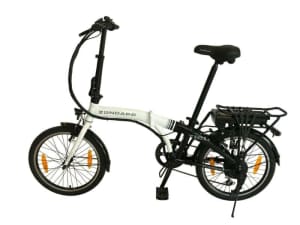 Unisex Light White Electric Bicycle