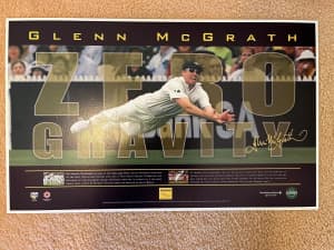 Glen McGrath Poster Cricket Collectable - Authenticated Gladysdale Yarra Ranges Preview