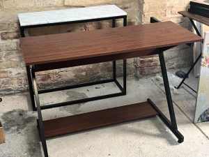 Versatile wood desk on sale