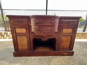 Excellent condition British style Antique solid wood buffet