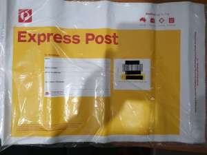 10 x 3kg Express Post Prepaid Satchel Bags Yellow Auspost Bags