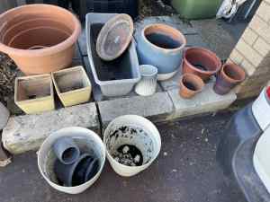 pots as pictured. The lot for $25. Mt Hawthorn pick up.