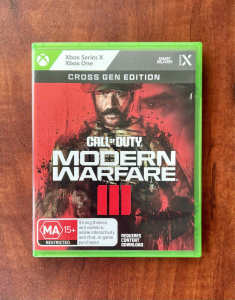 XBox Series X & XBox One -Call of Duty Modern Warfare III. AS NEW $49