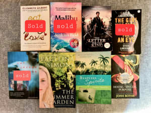 Fiction Books for Sale (Part 7)

$5 each or take 5 for $22*