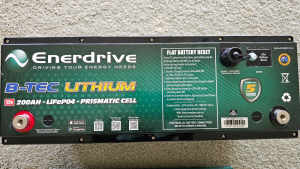 Enerdrive B-Tec G2 Lithium Battery 200AH