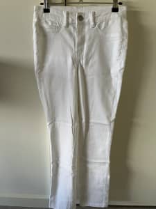 Perfect condition girls white jeans