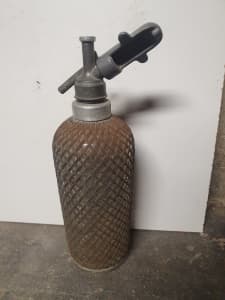 SPARKLETS Soda Syphon bottle London size C 1925 Antique collectable 