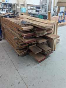 Oregon recycled timber beams
