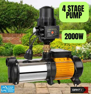 2000W High Pressure Water Pump Multi 4 Stage Pump - Pickup / Delivery