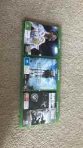 Xbox games R6 siege, battlefront and FIFA 18