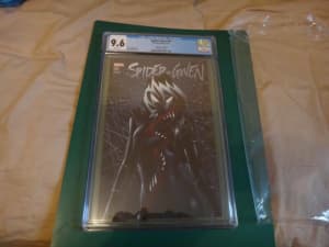 Spider Gwen no 25 CGC grade 9.6 comic come with a hard protection case